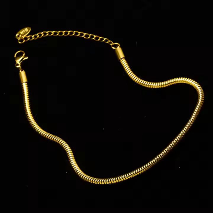 Round Snake Chain Bracelet Anklet