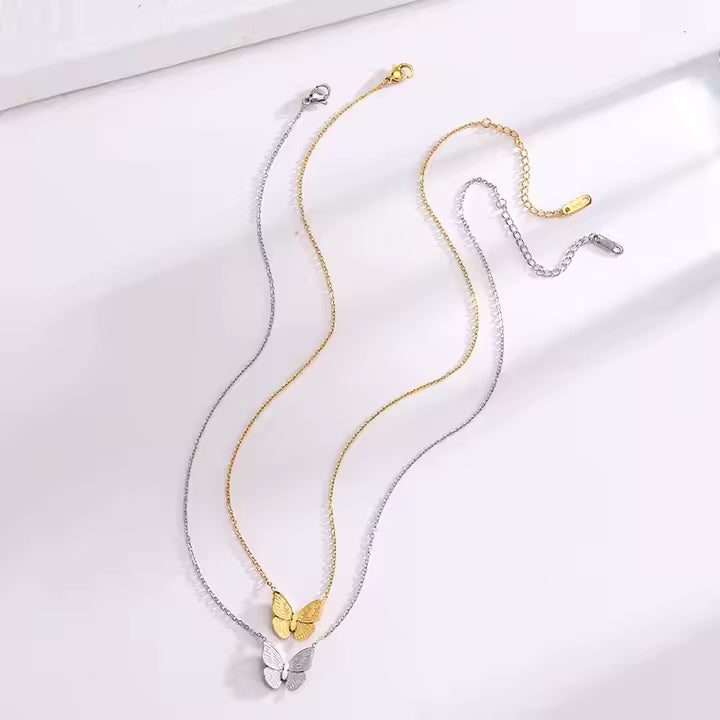 Butterfly Choker Necklace