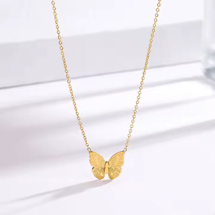 Butterfly Choker Necklace