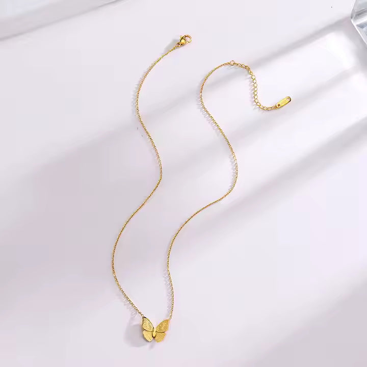 Butterfly Choker Necklace