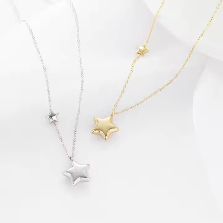 Dainty Star Pendant Necklace