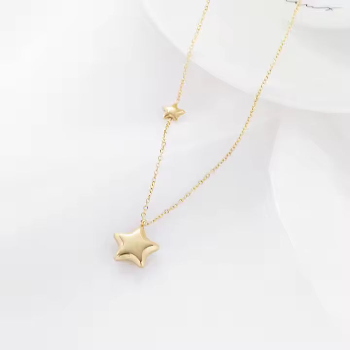 Dainty Star Pendant Necklace
