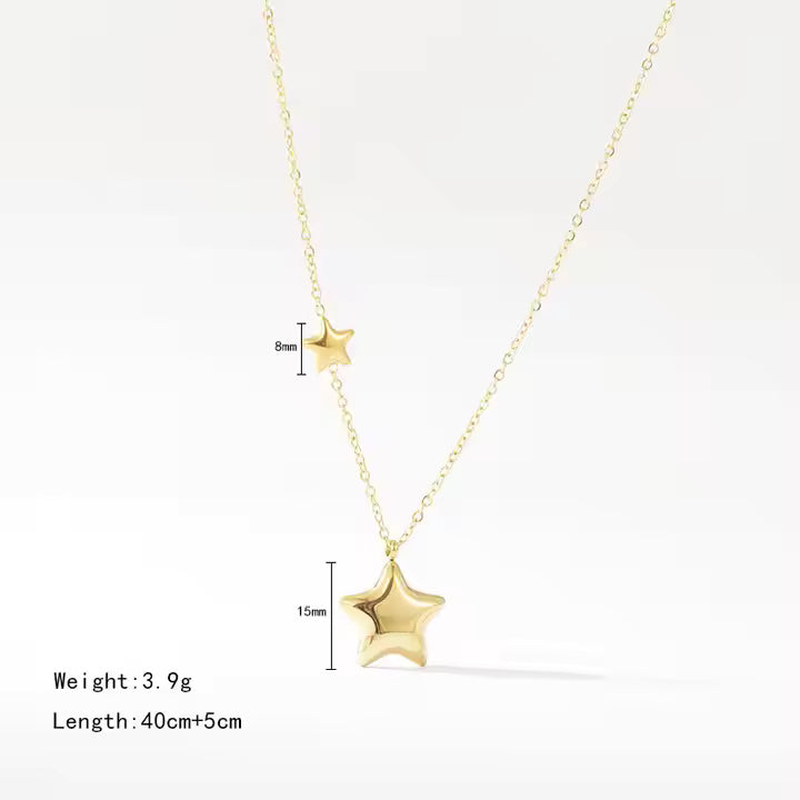 Dainty Star Pendant Necklace