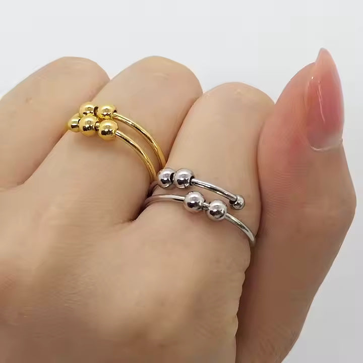 Anxiety Beaded Fidget Ring