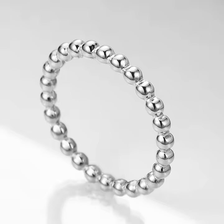 Beaded Eternity Band Ring