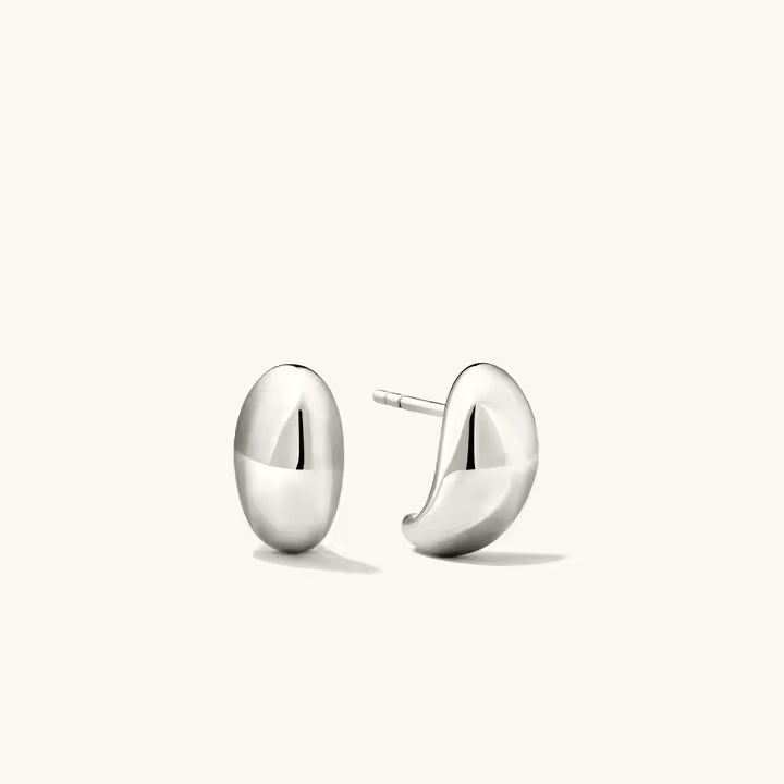 Geometric Shiny Pea Earring