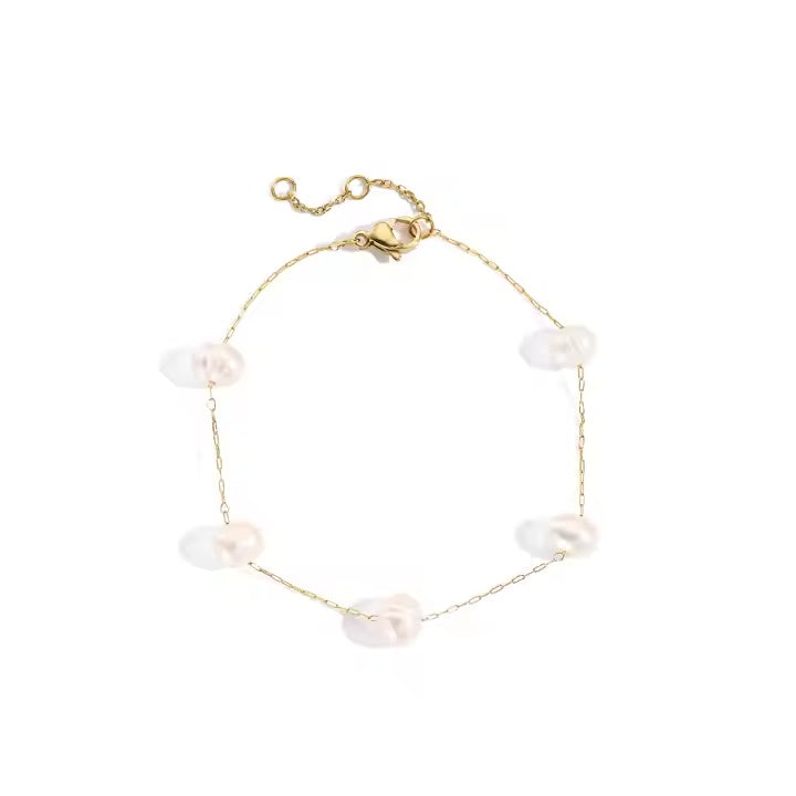 Pearl Chain Bracelet