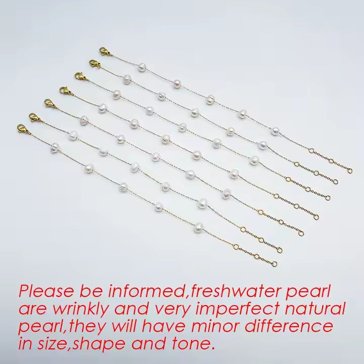 Pearl Chain Bracelet