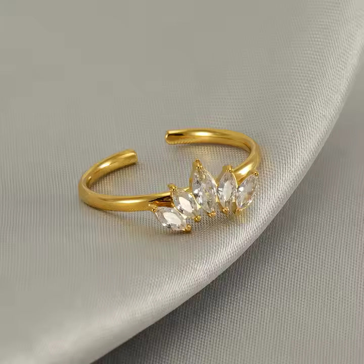 Crystal Bloom Ring
