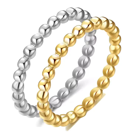 Beaded Eternity Band Ring