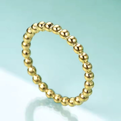 Beaded Eternity Band Ring