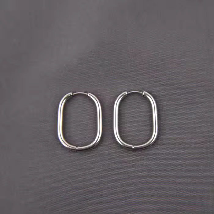 Minimalist Geometric U-Shaped Earrings